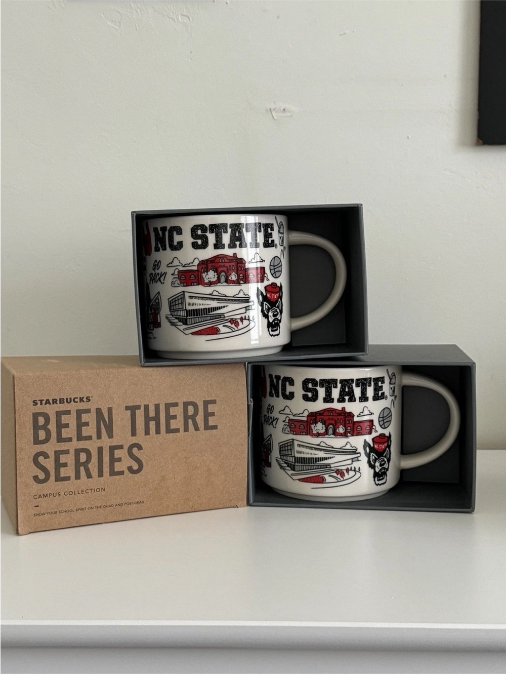 Starbucks NC State Mug Wolfpack Been There Series Campus Collection NIB 2024 New